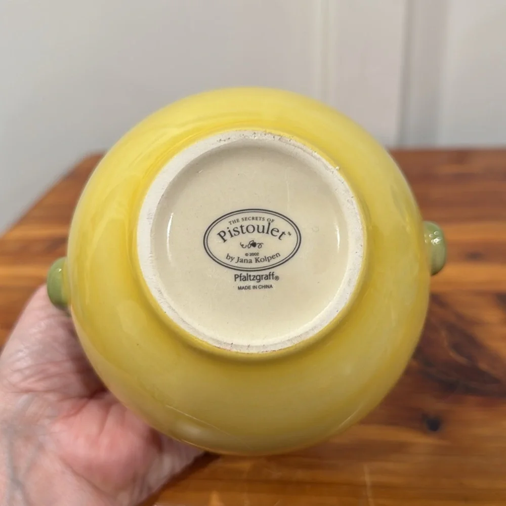 Pfaltzgraff Secrets of Pistoulet Sugar Bowl w/ Lid & Creamer